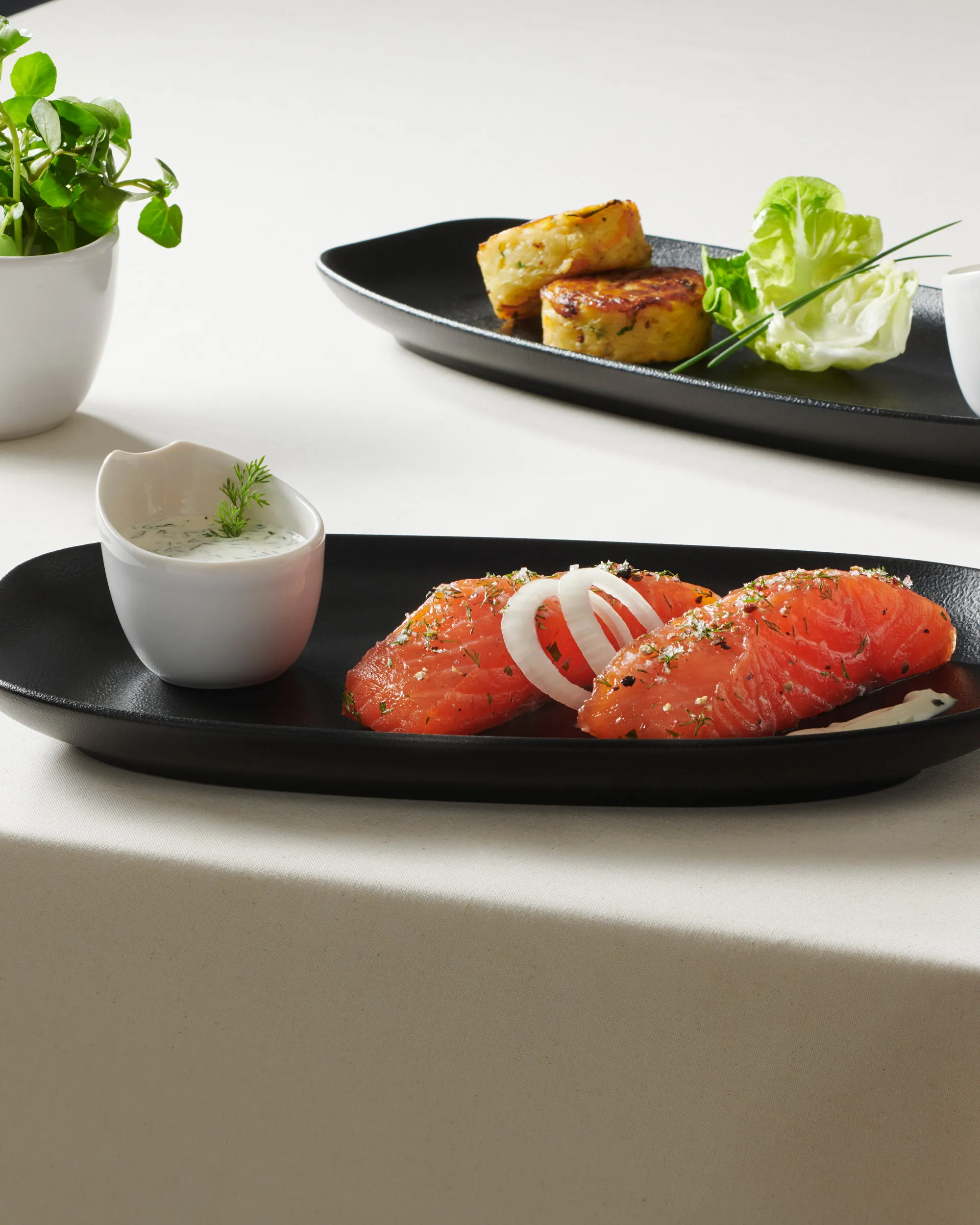 Assiette rectangulaire