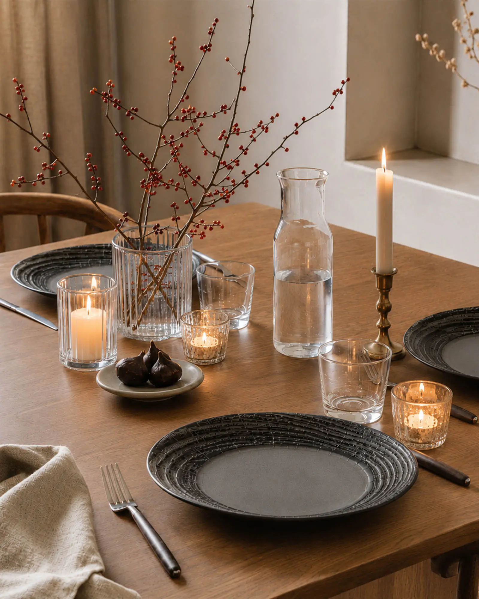 Lot 2 arborescence assiette 26.5cm