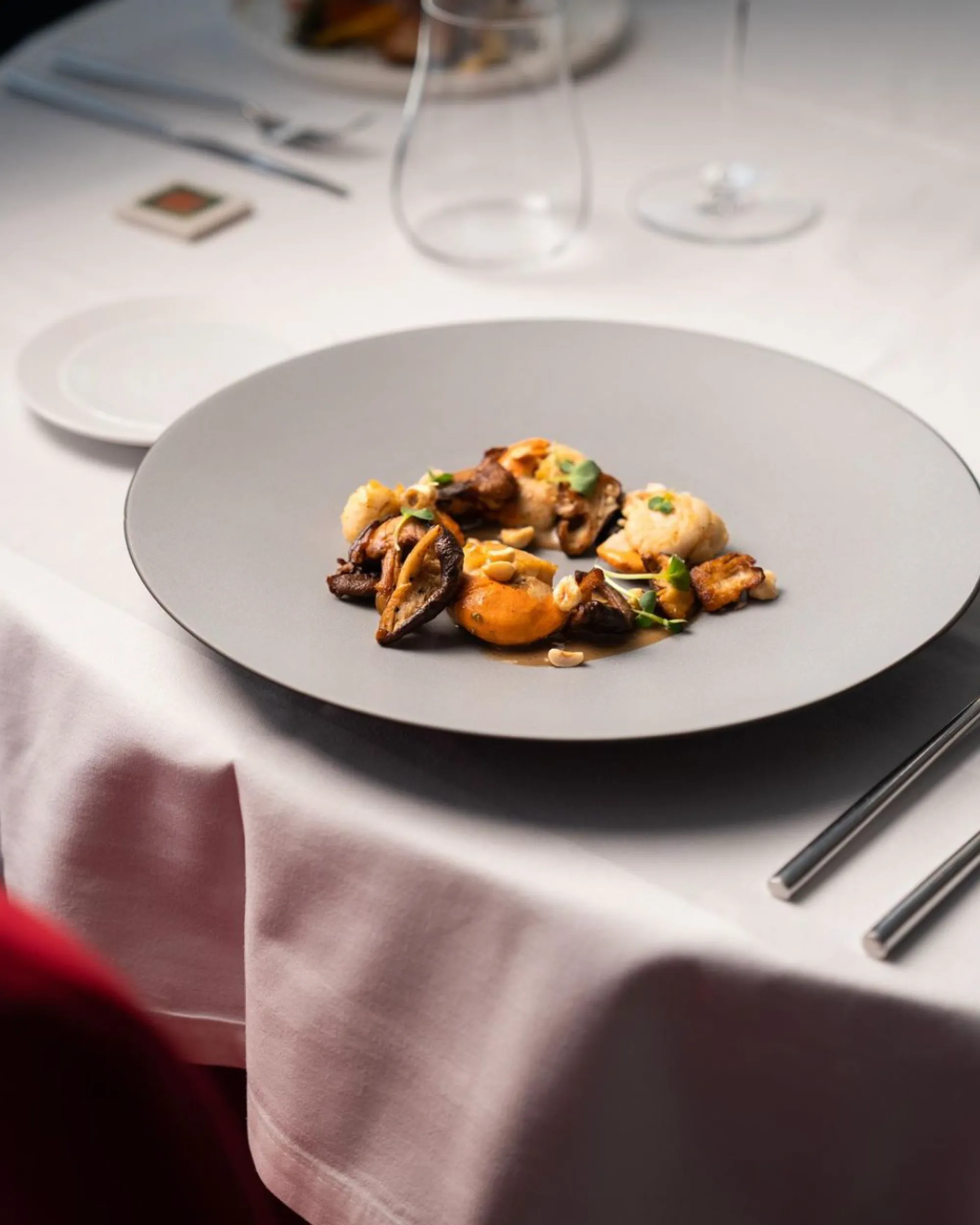 Dinner Plate Black ceramic