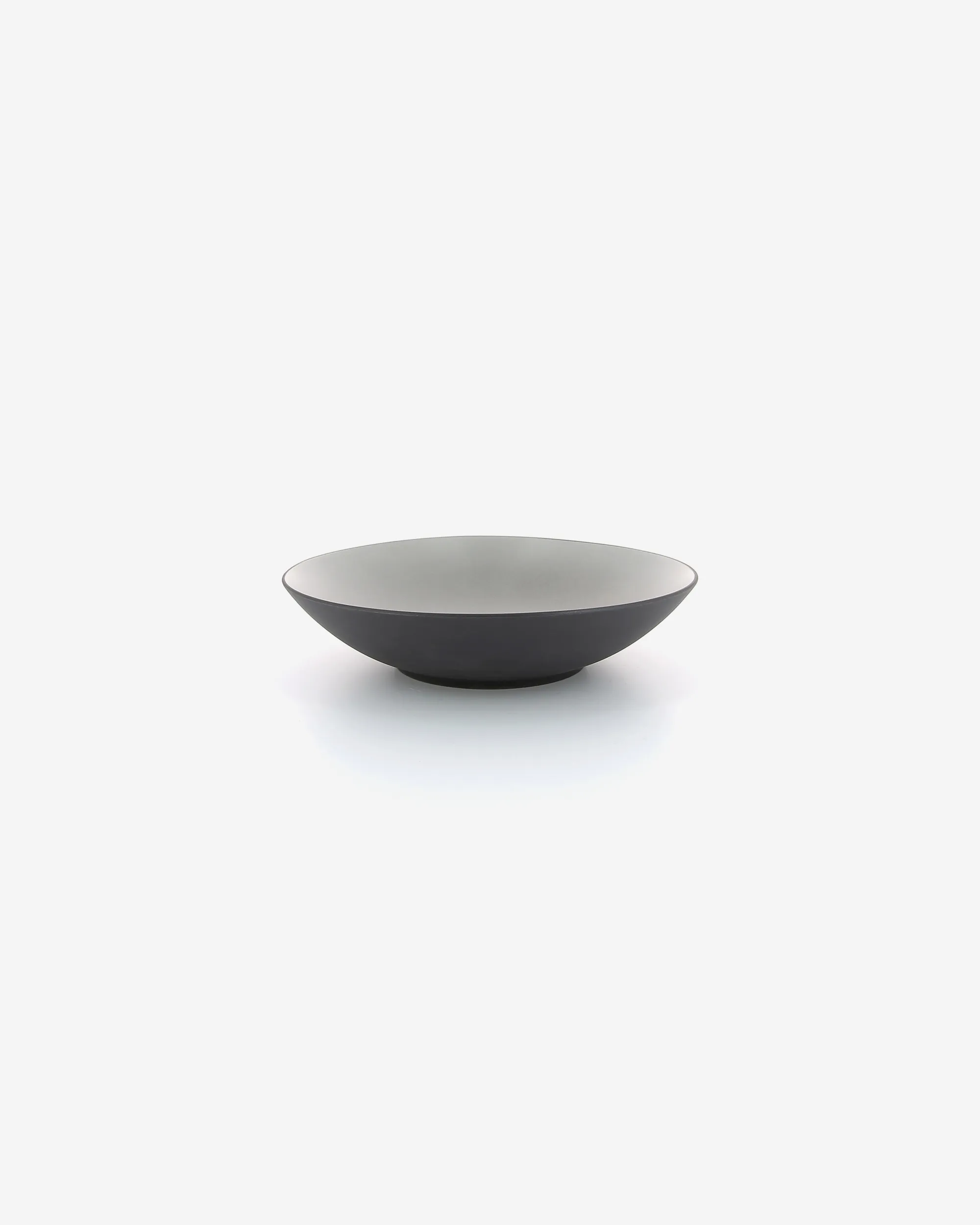 Deep Coupe Plate Black ceramic