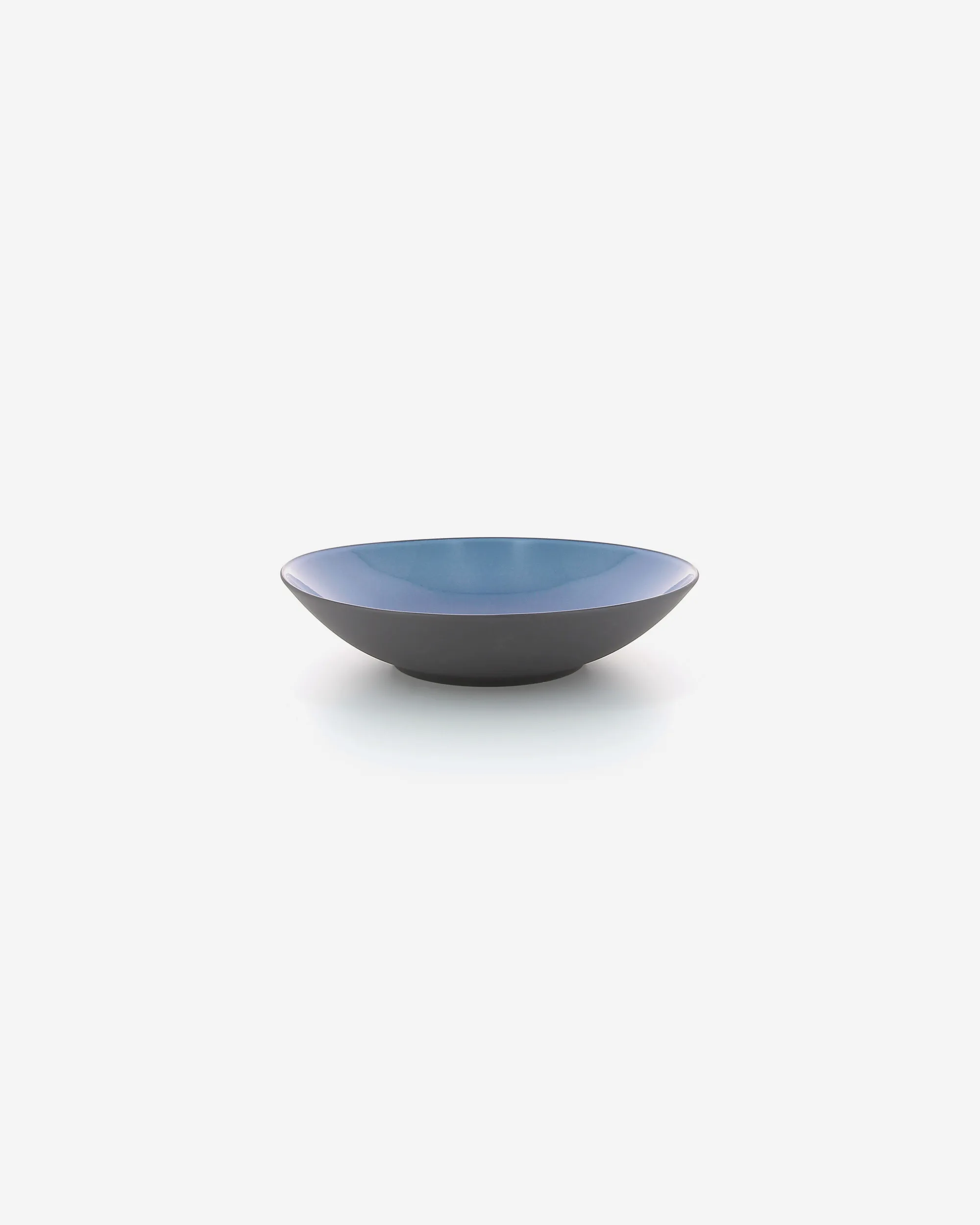 Deep Coupe Plate Black ceramic