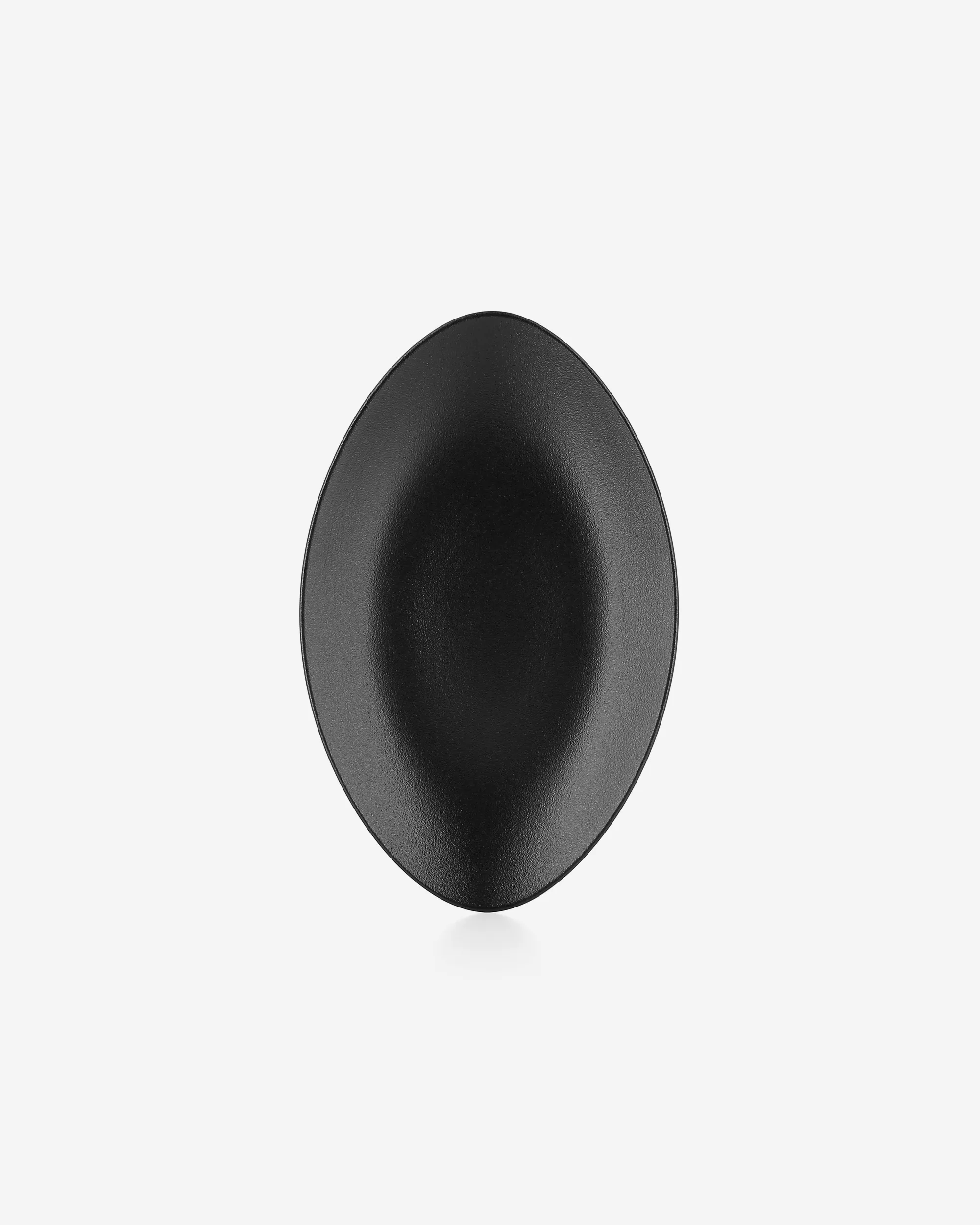 Oval Plate Black ceramic