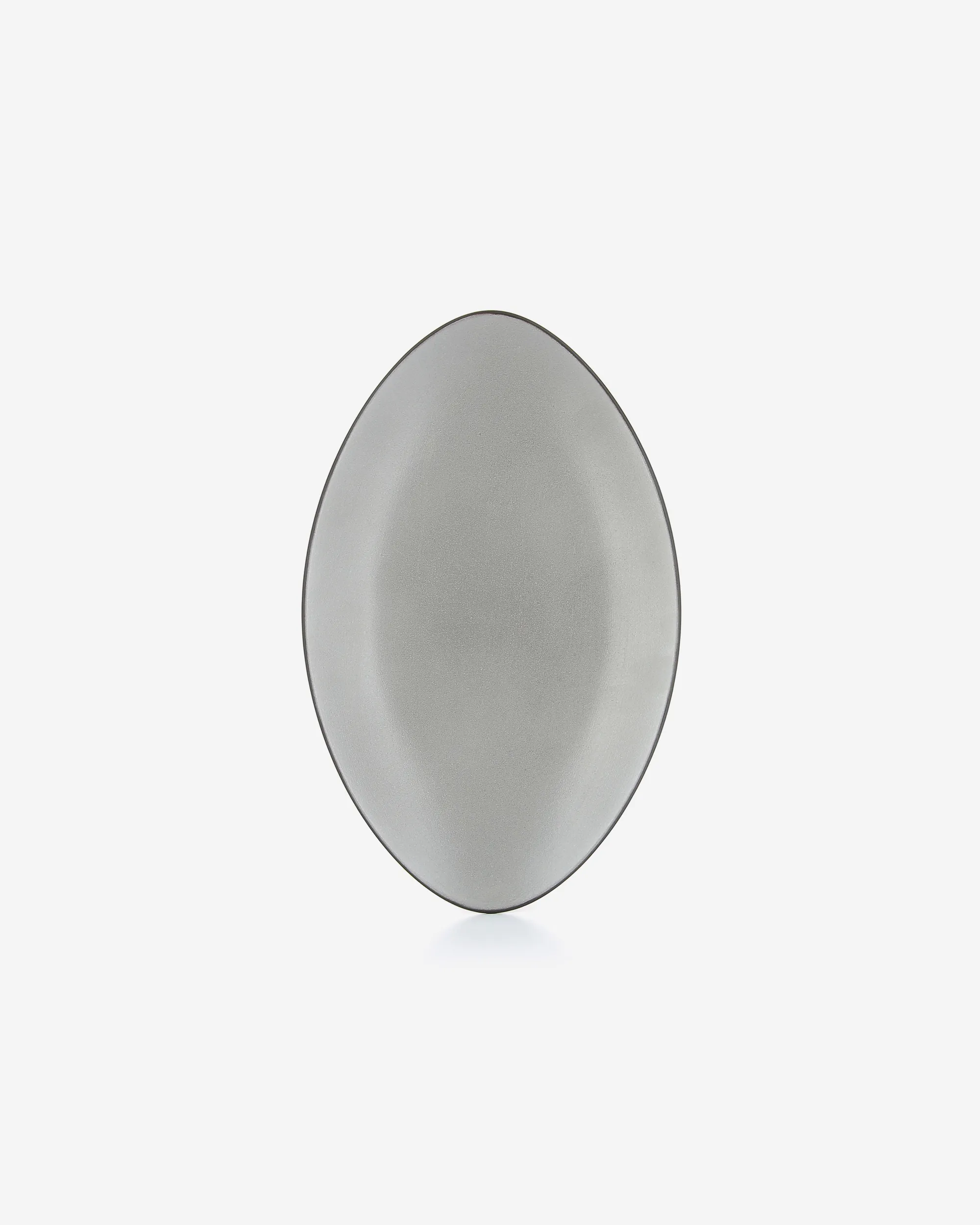 Assiette Ovale Céramique noire