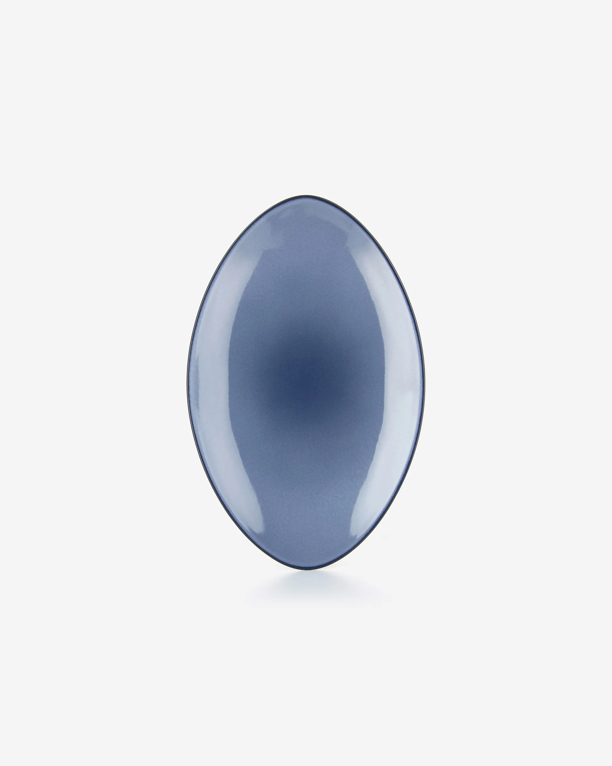 Assiette Ovale Céramique noire