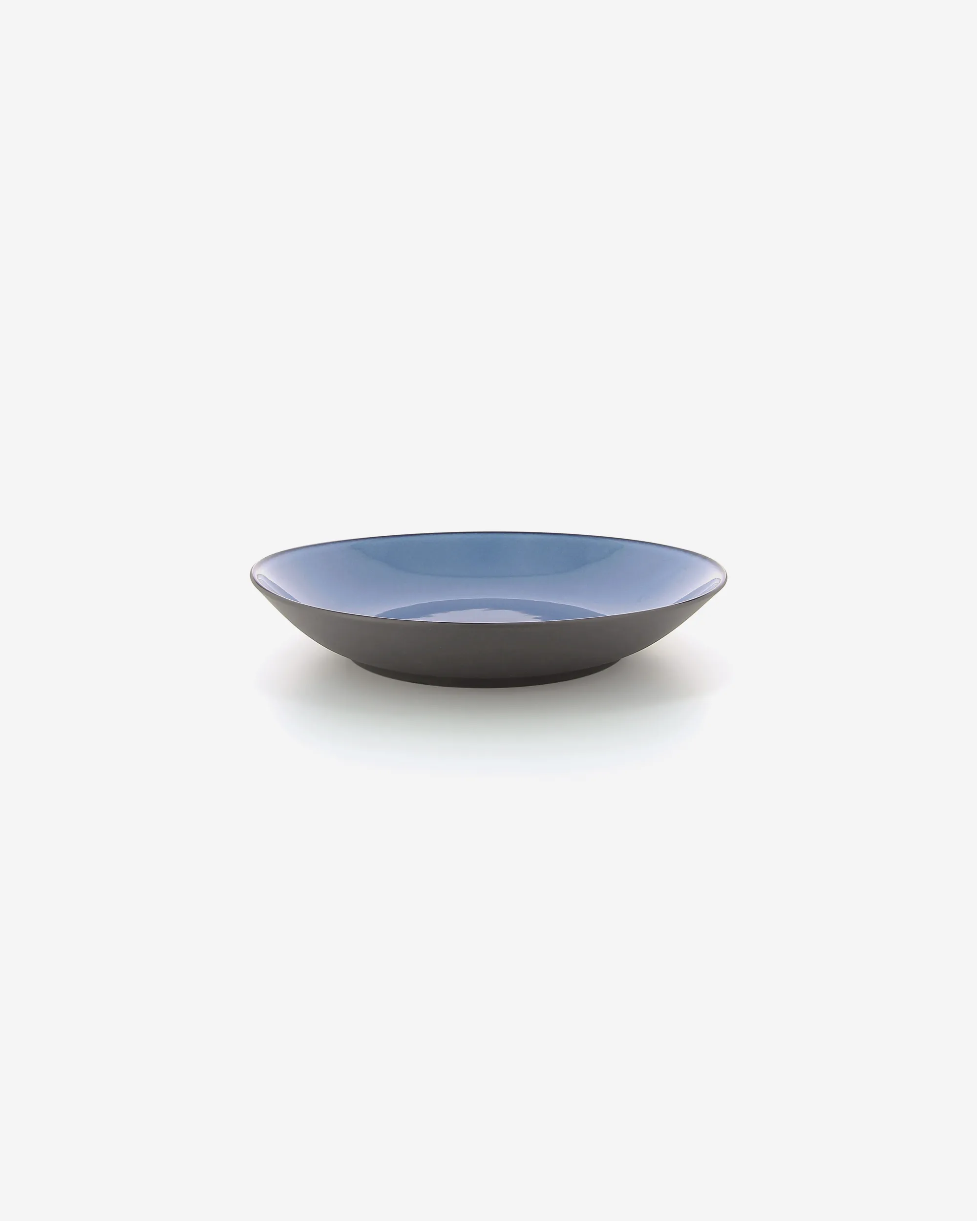 Deep Coupe Plate Black ceramic