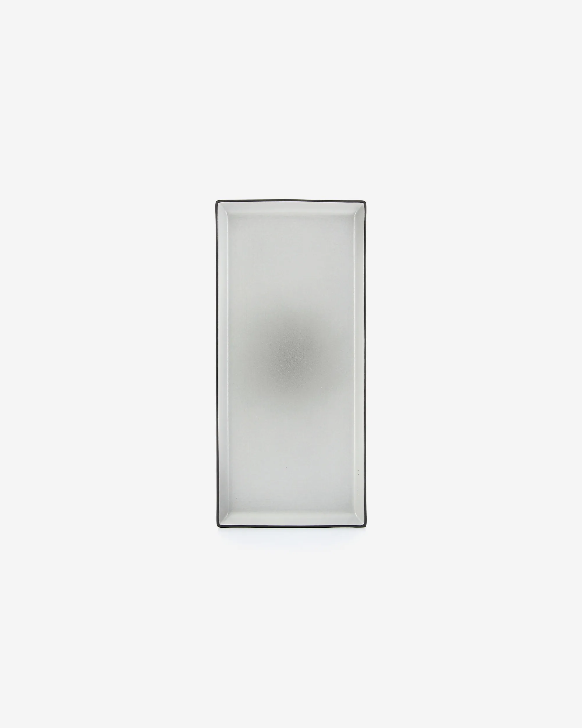 Rectangular Plate Black ceramic