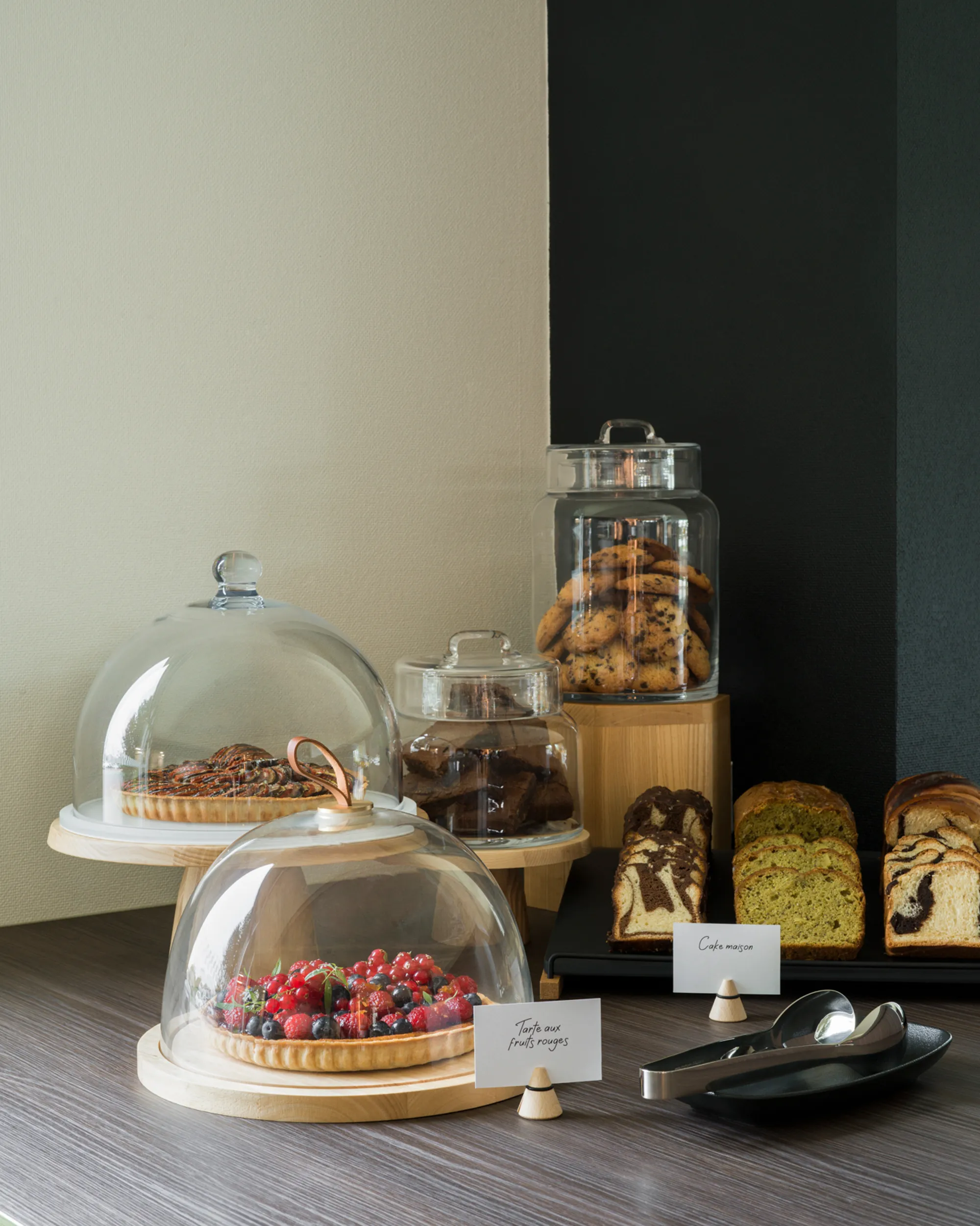 Grande Cloche & Socle Chene