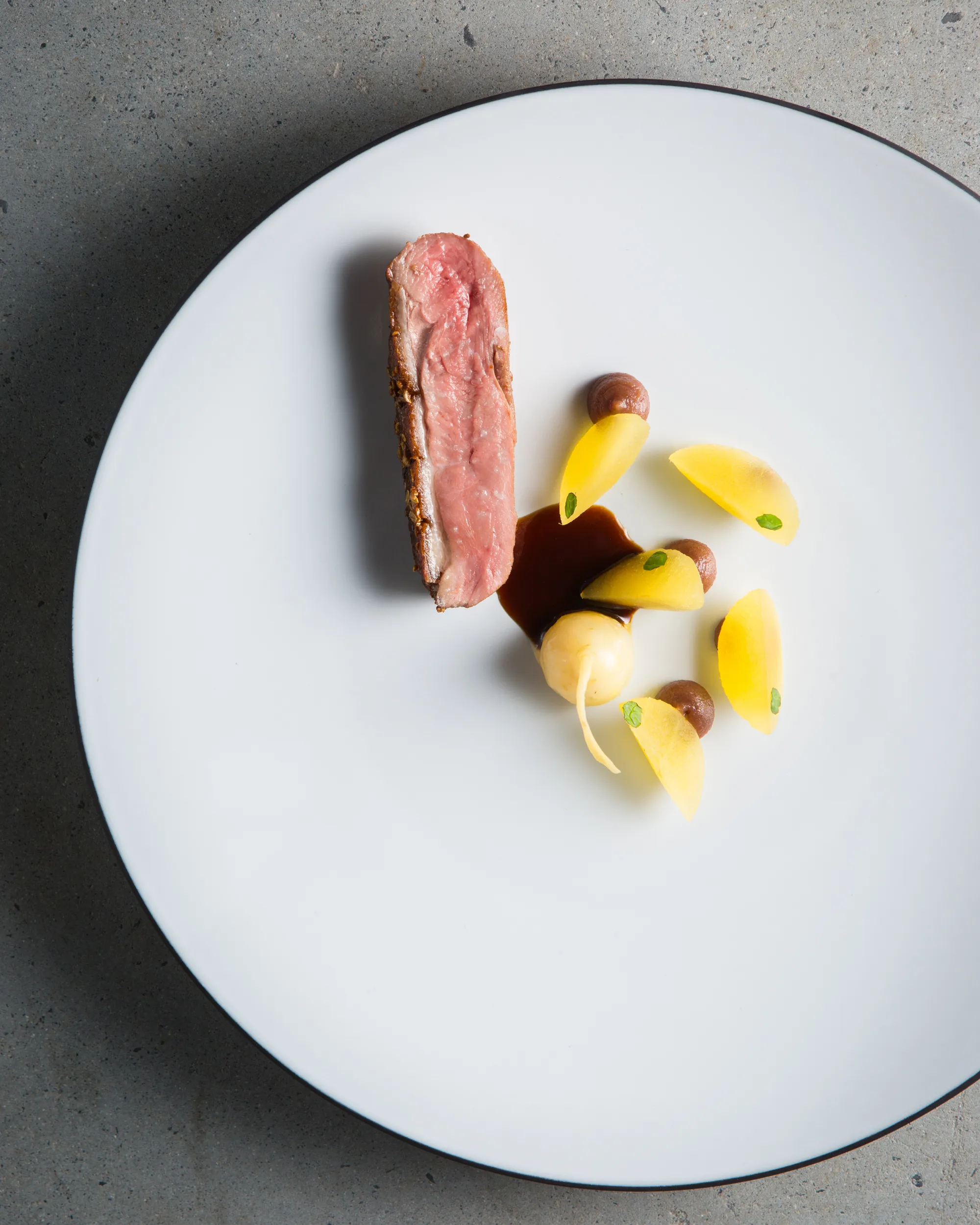 Assiette Céramique noire