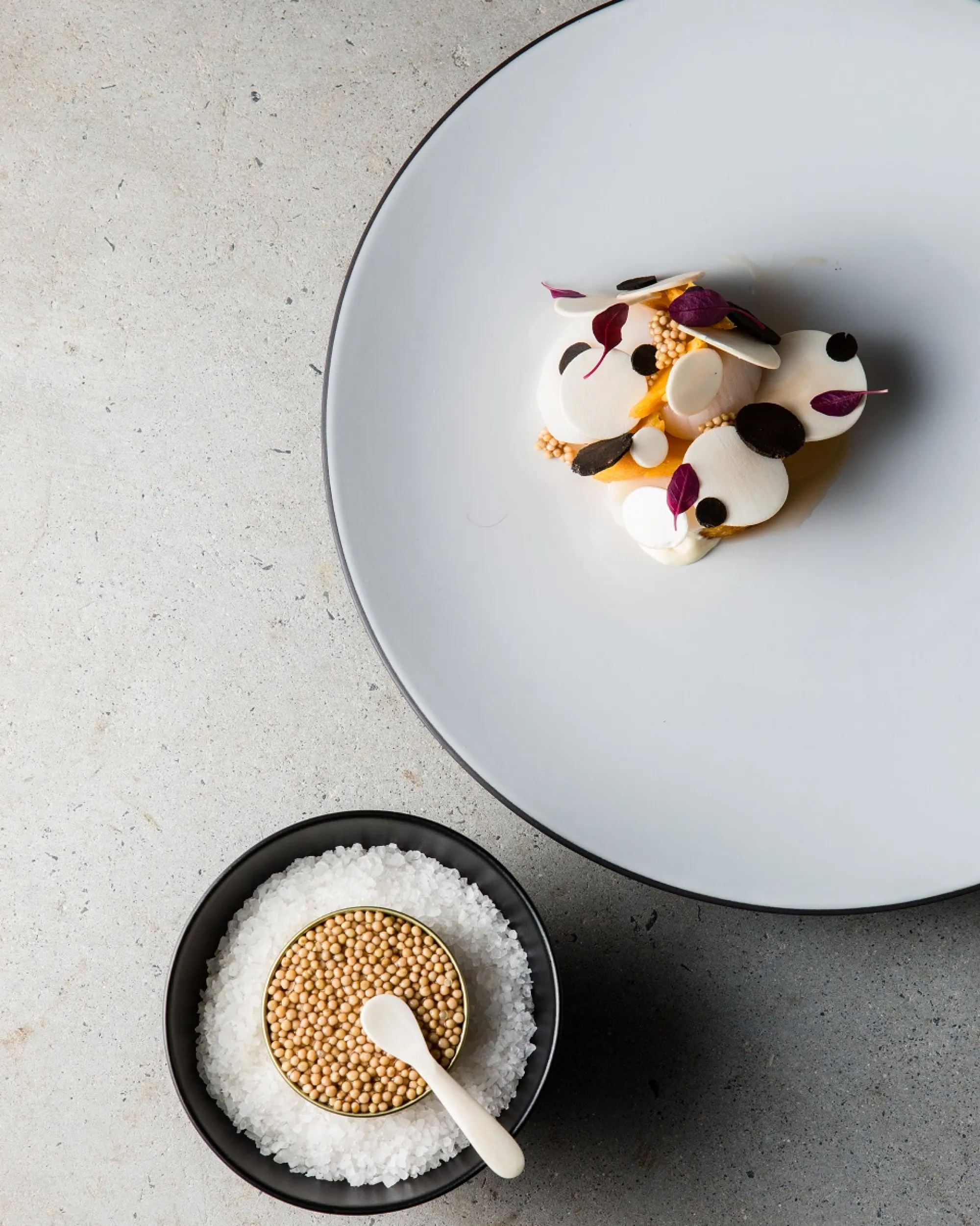 Assiette Céramique noire