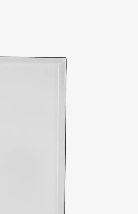 Assiette rectangulaire