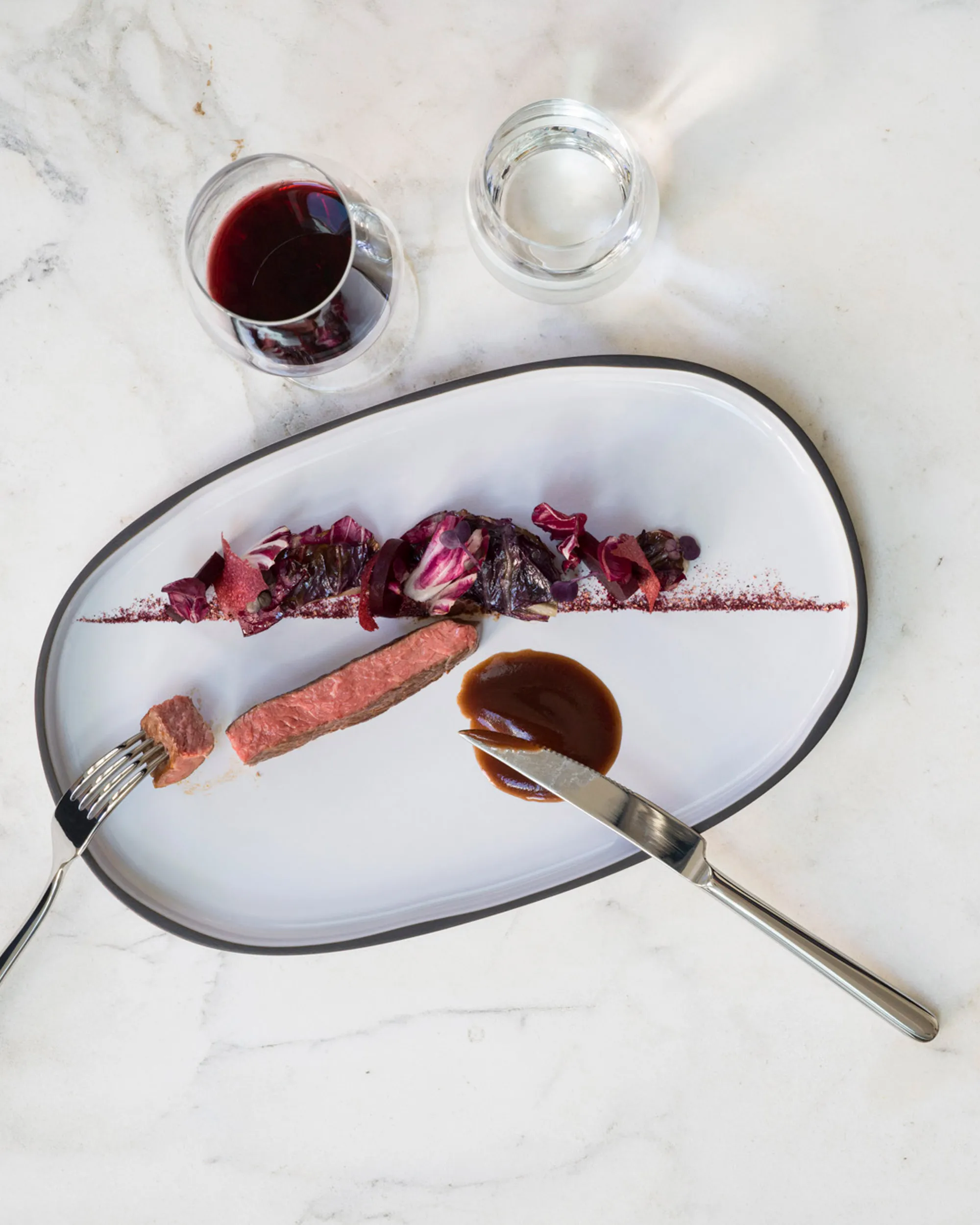 Assiette ovale