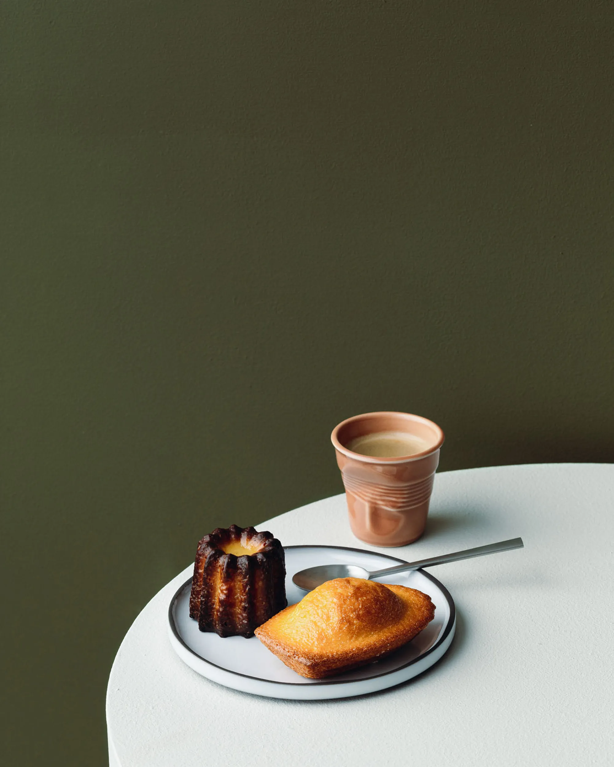 Gobelet Cappuccino Froissé - Terre de Sienne