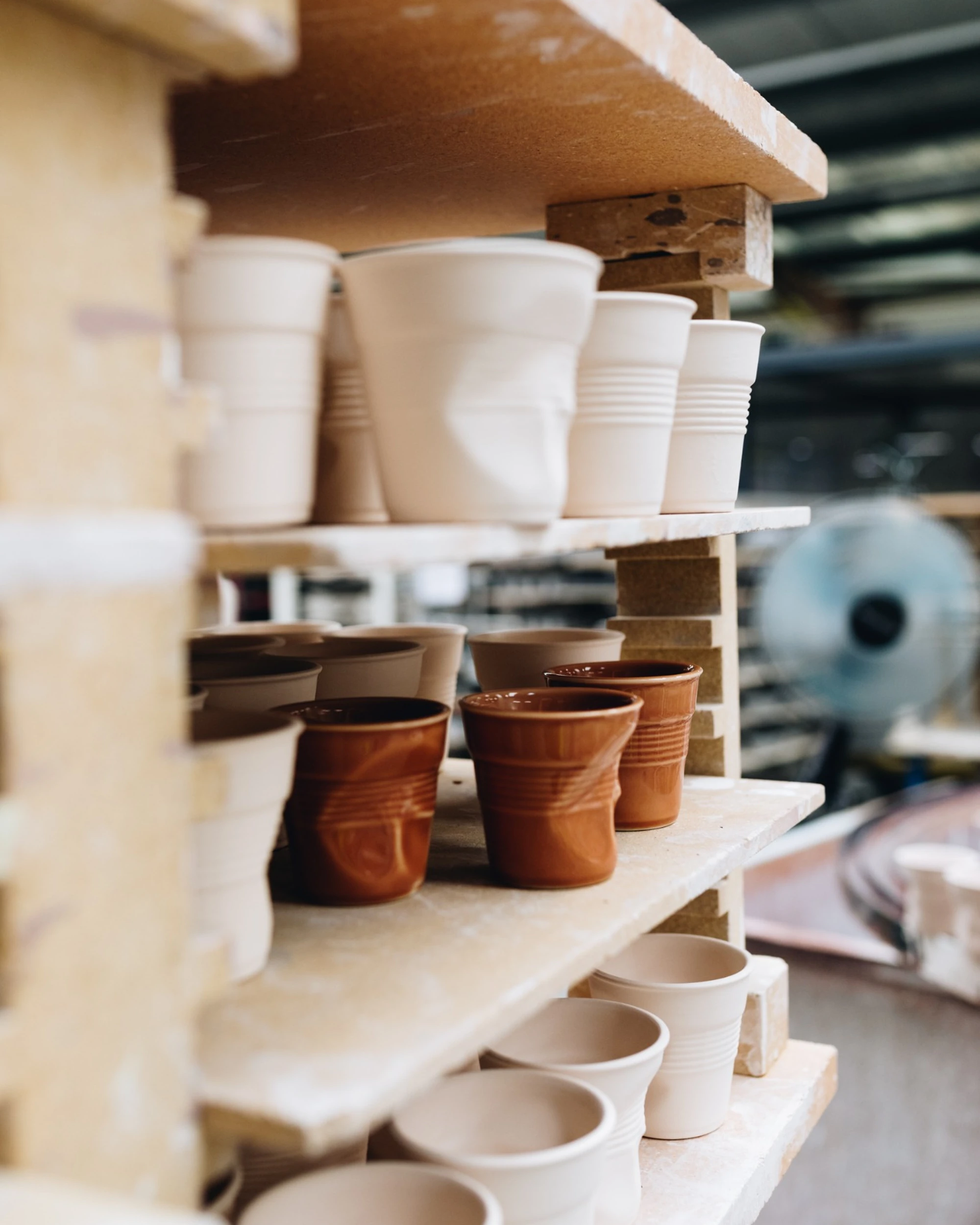 Gobelet Espresso Froissé  - Terre Brulée