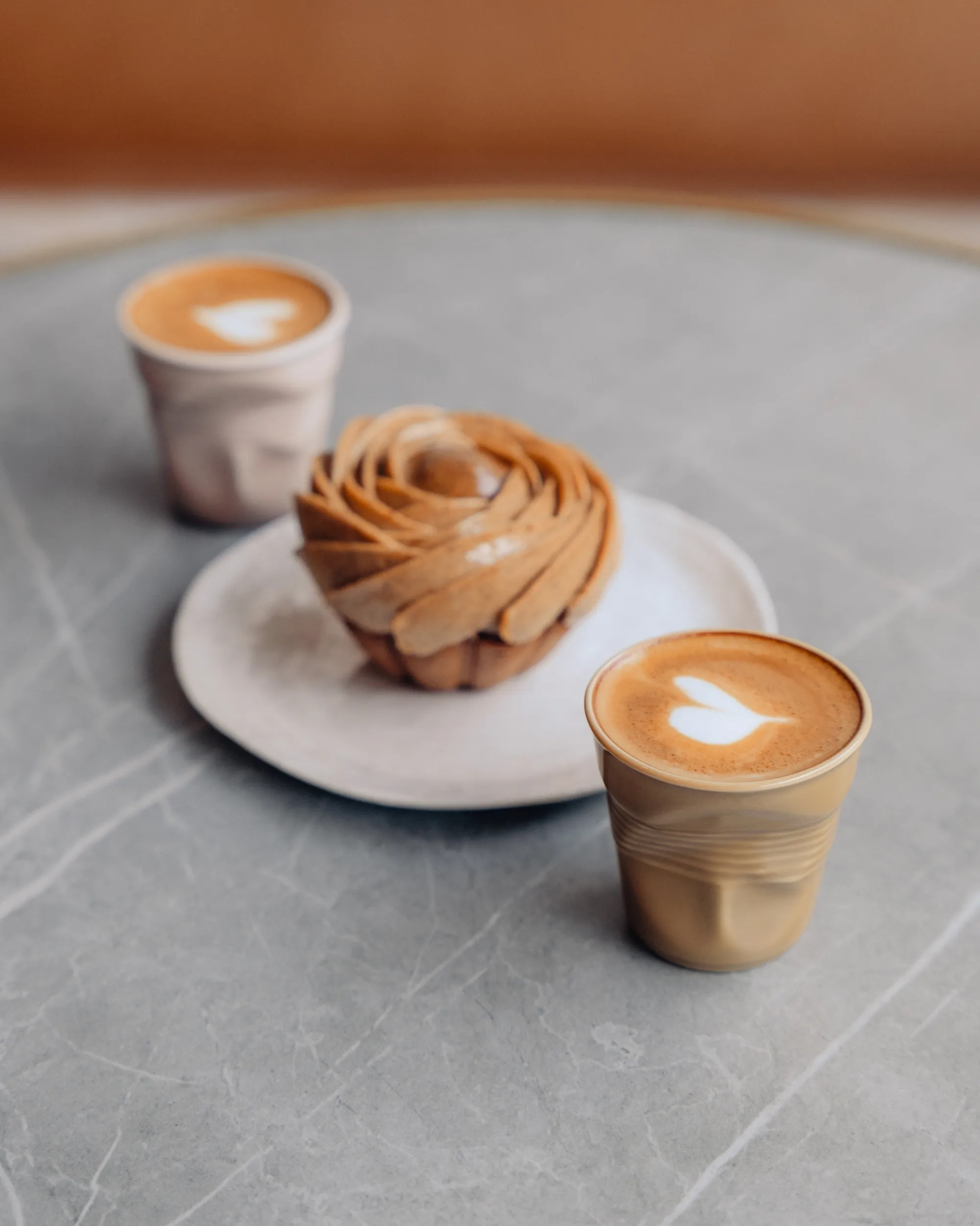 Gobelet Espresso Froissé  - Havane