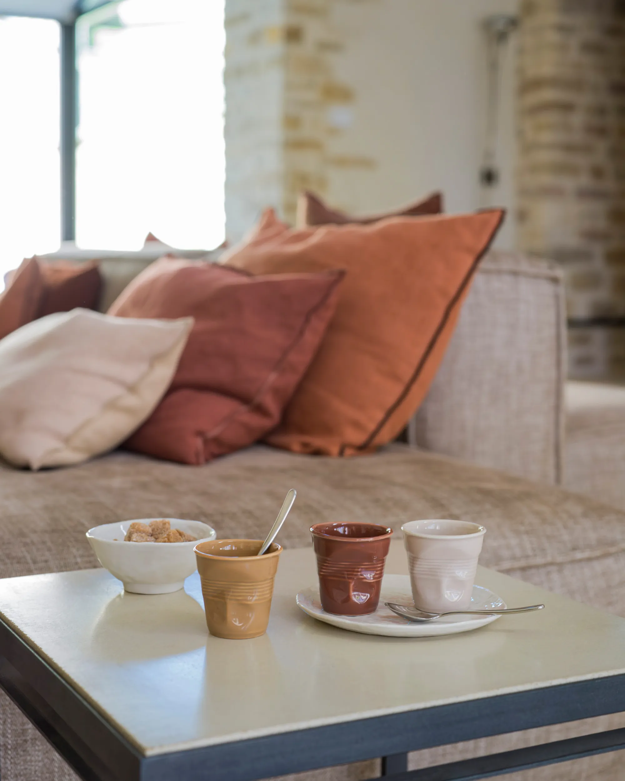 Gobelet Cappuccino Froissé  - Havane