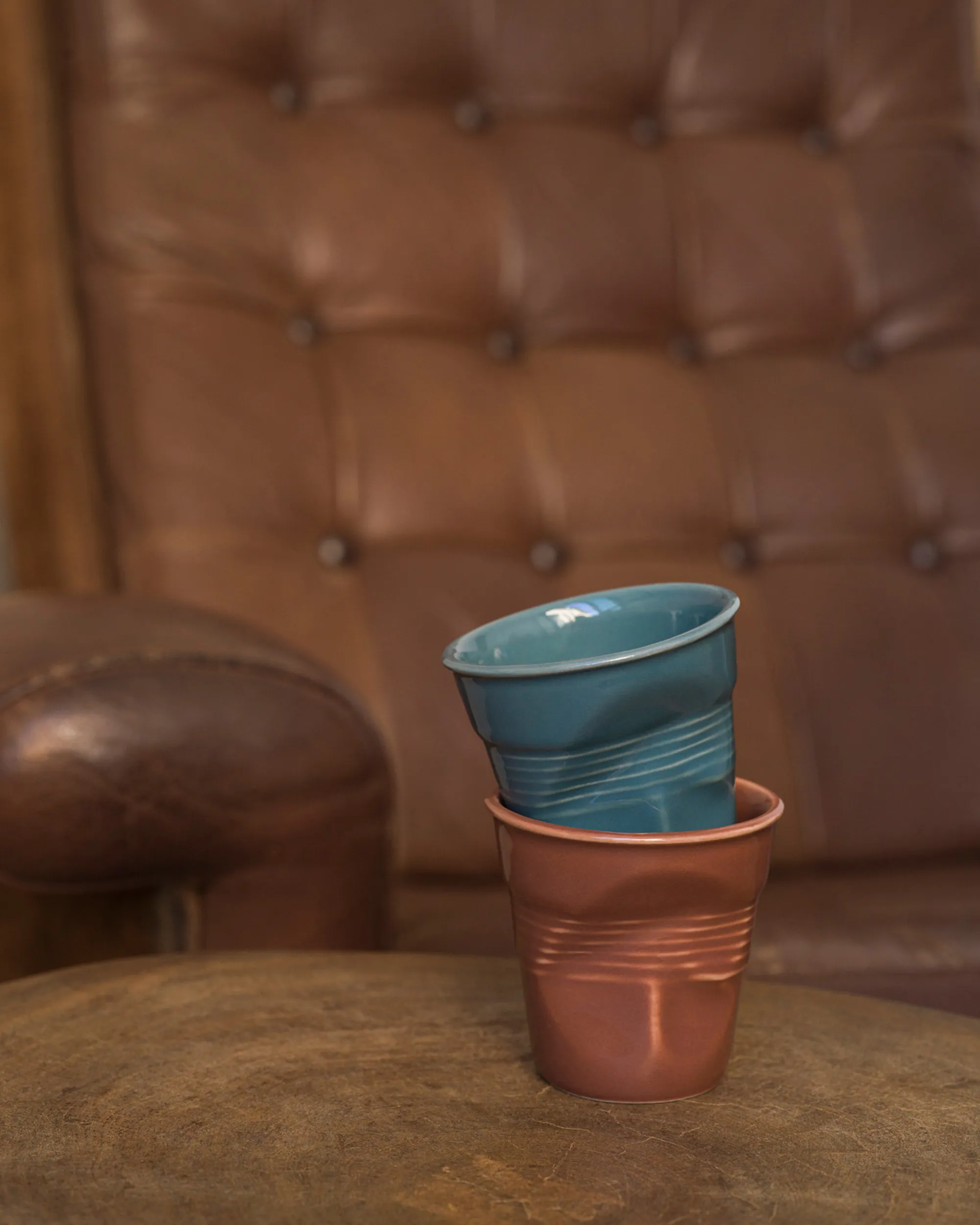 Gobelet Cappuccino - Bleu Abysse