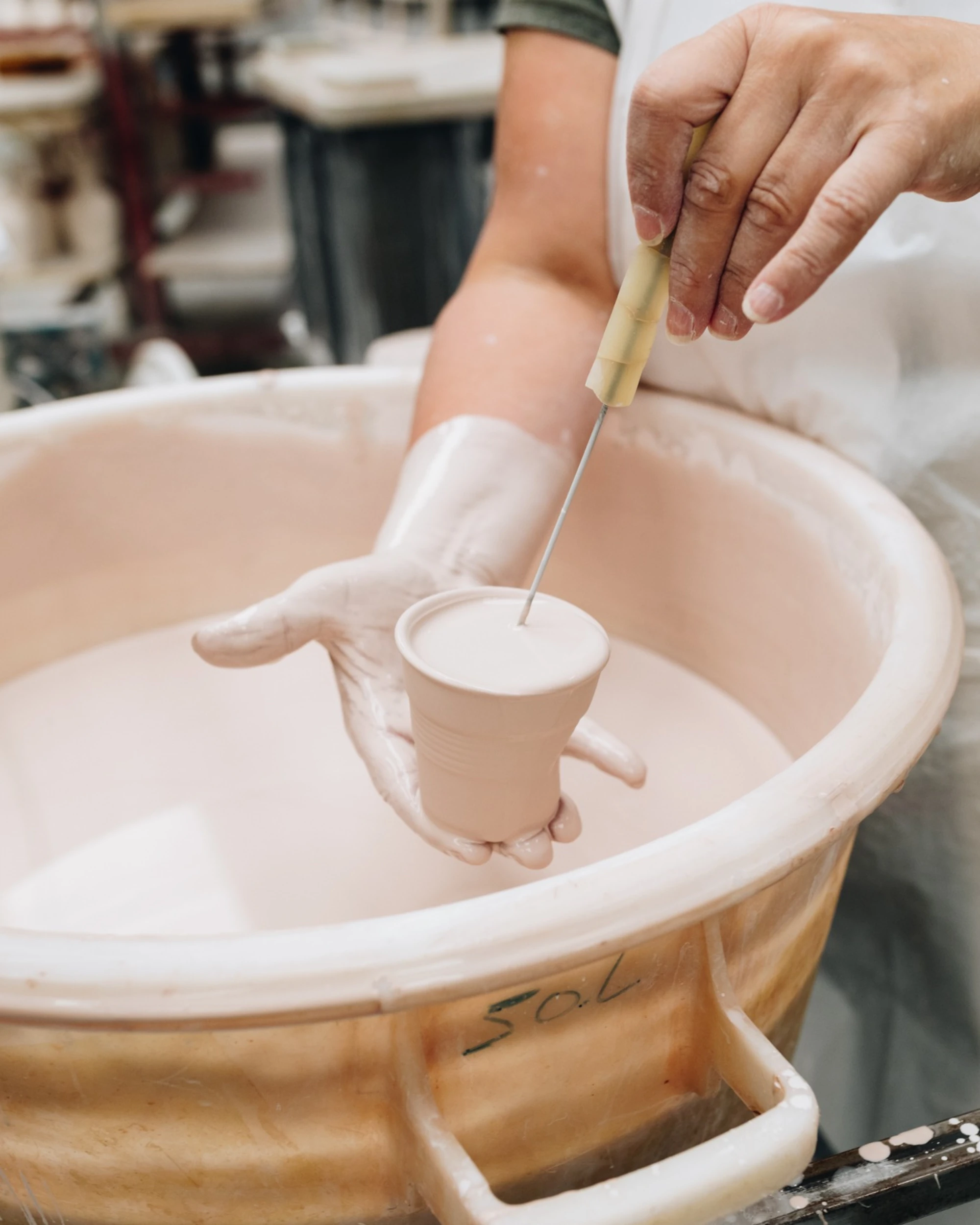 Gobelet Cappuccino - Bleu Abysse