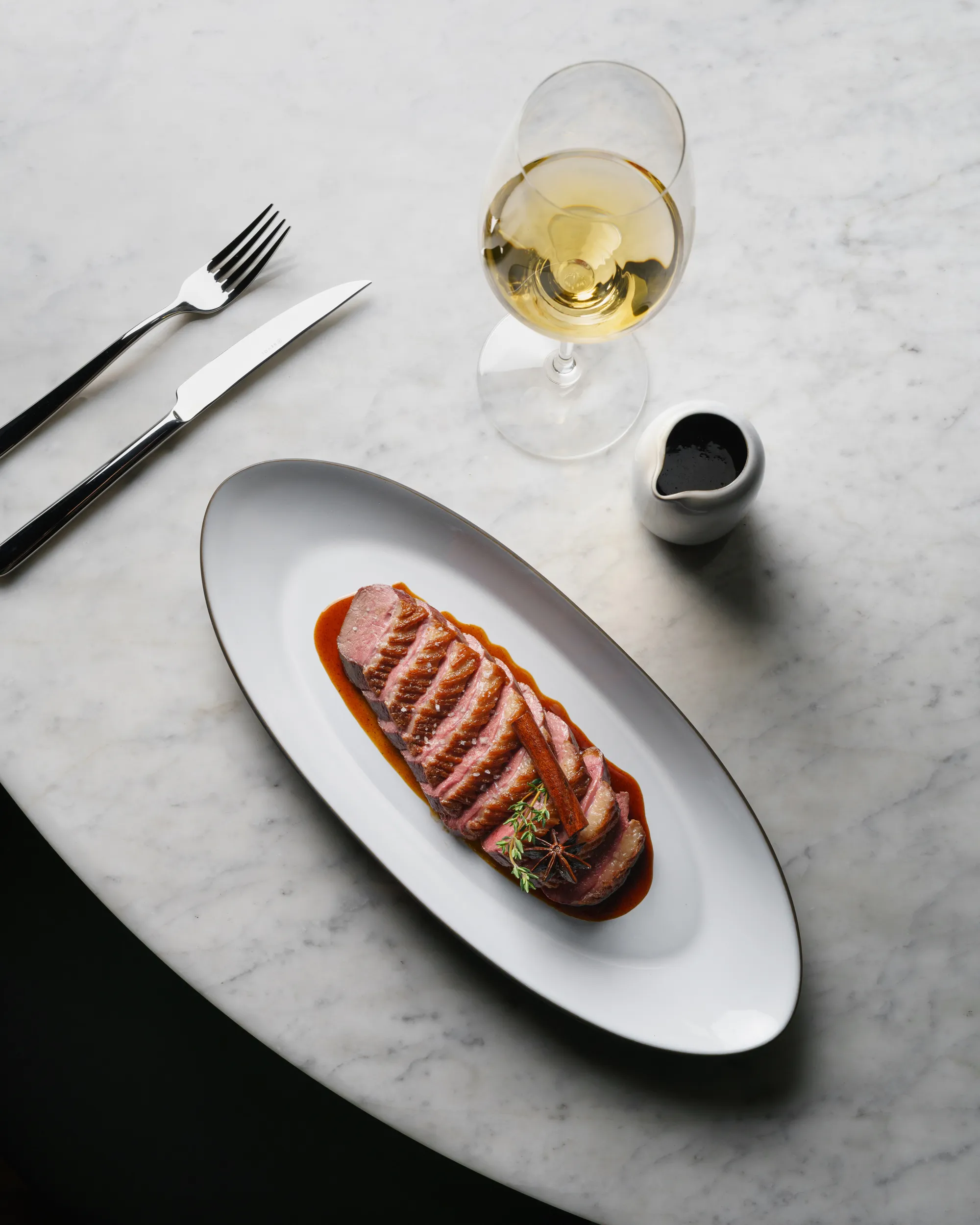 Assiette Oblong Céramique noire