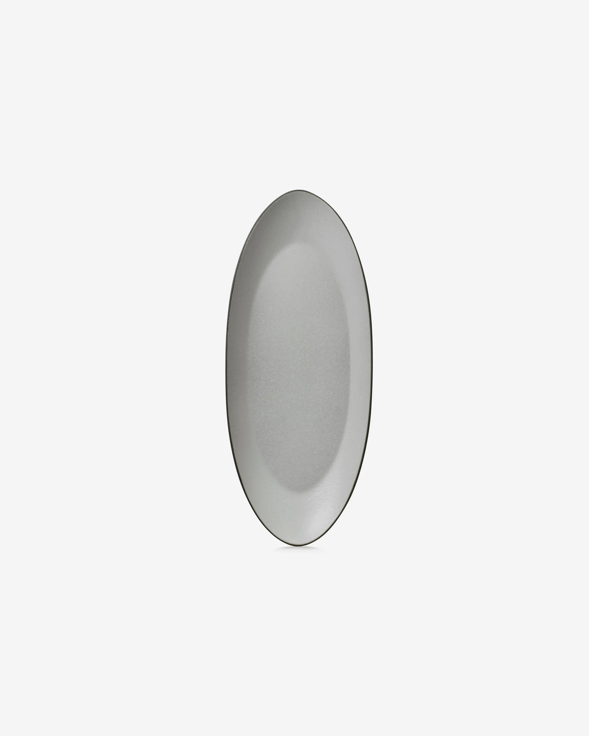 Oblong Plate Black ceramic