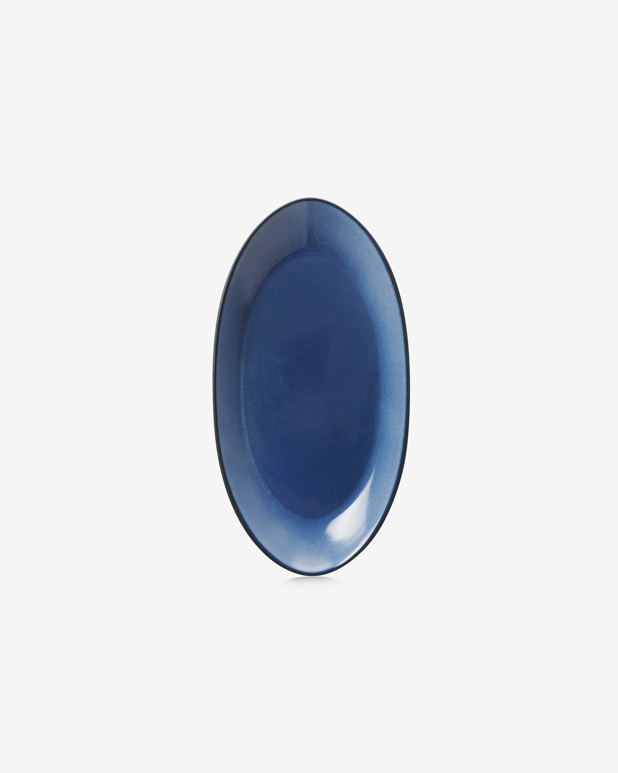Oblong Plate Black ceramic