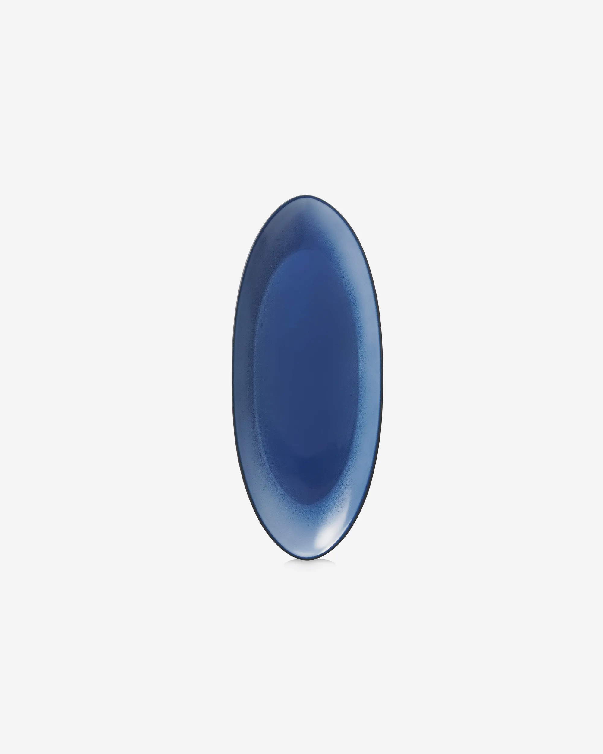 Oblong Plate Black ceramic