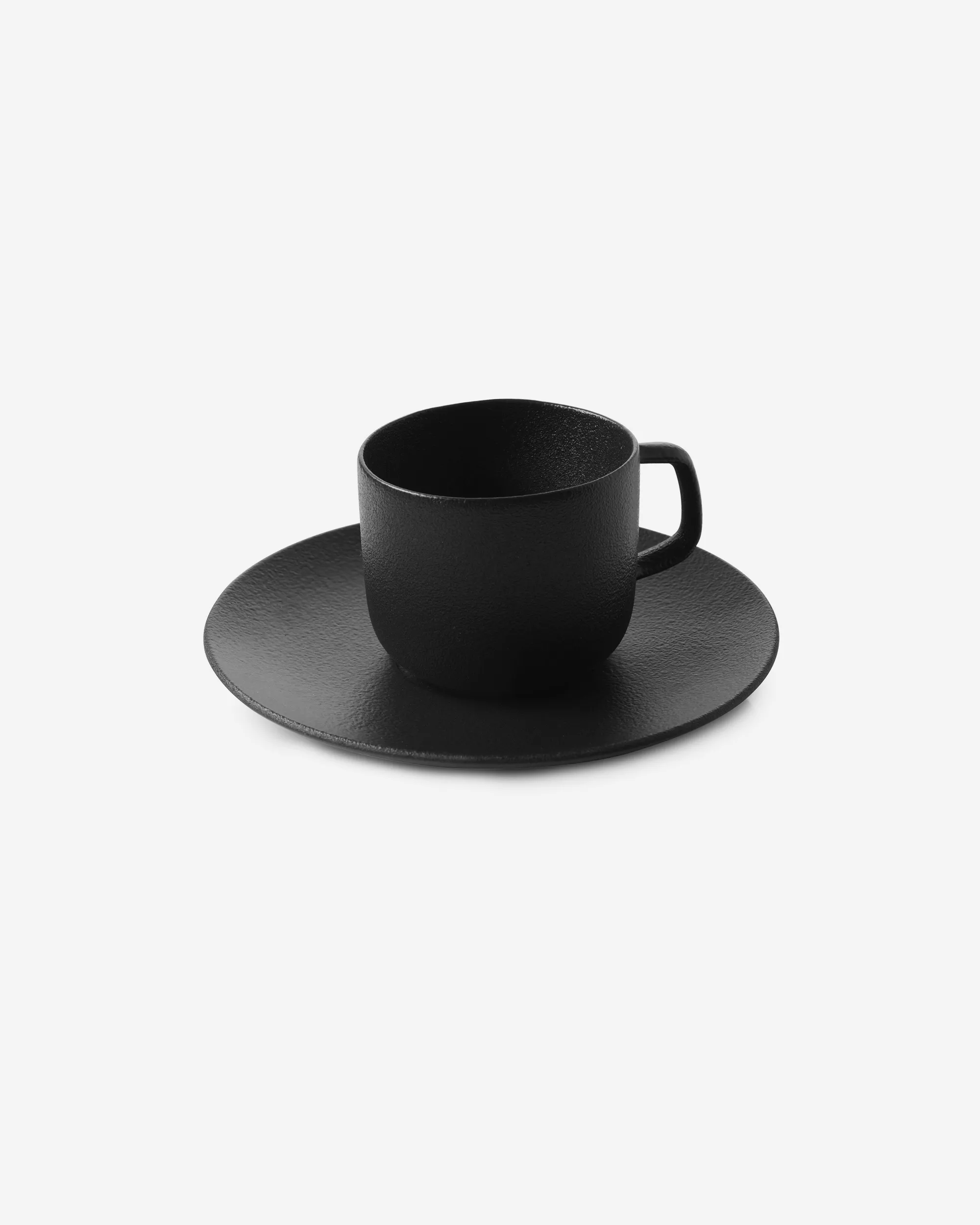 Tasse Espresso et sous-tasse Céramique noire