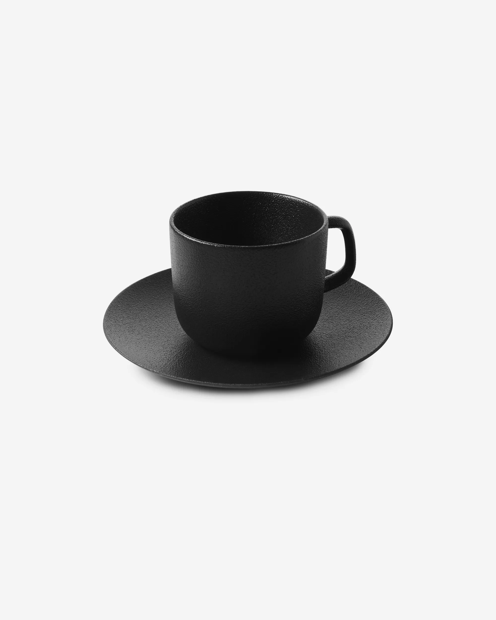 Tasse à Thé et sous-tasse  Céramique noire