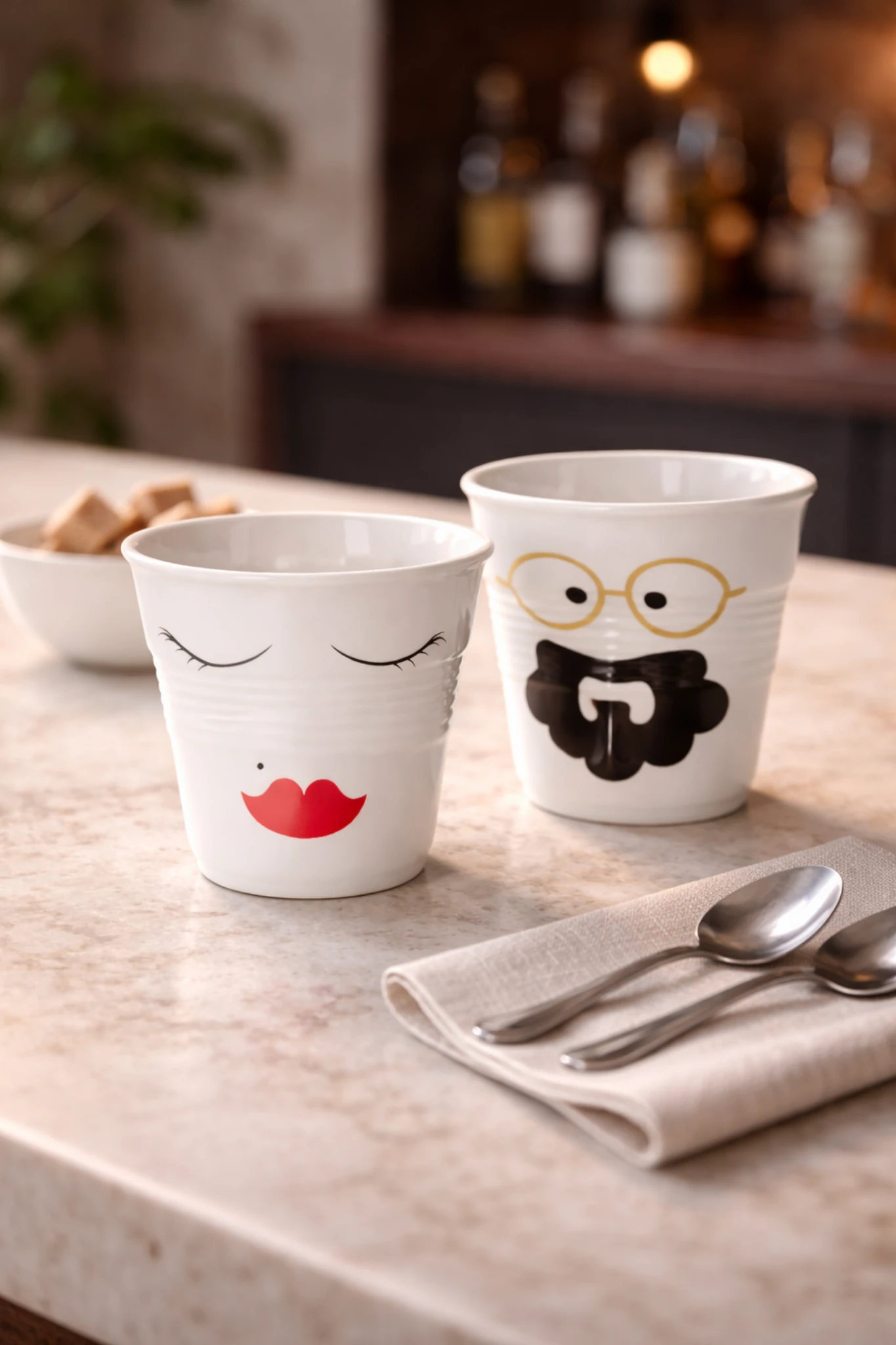 Set 2 Gobelets Mr et Mme Bohème