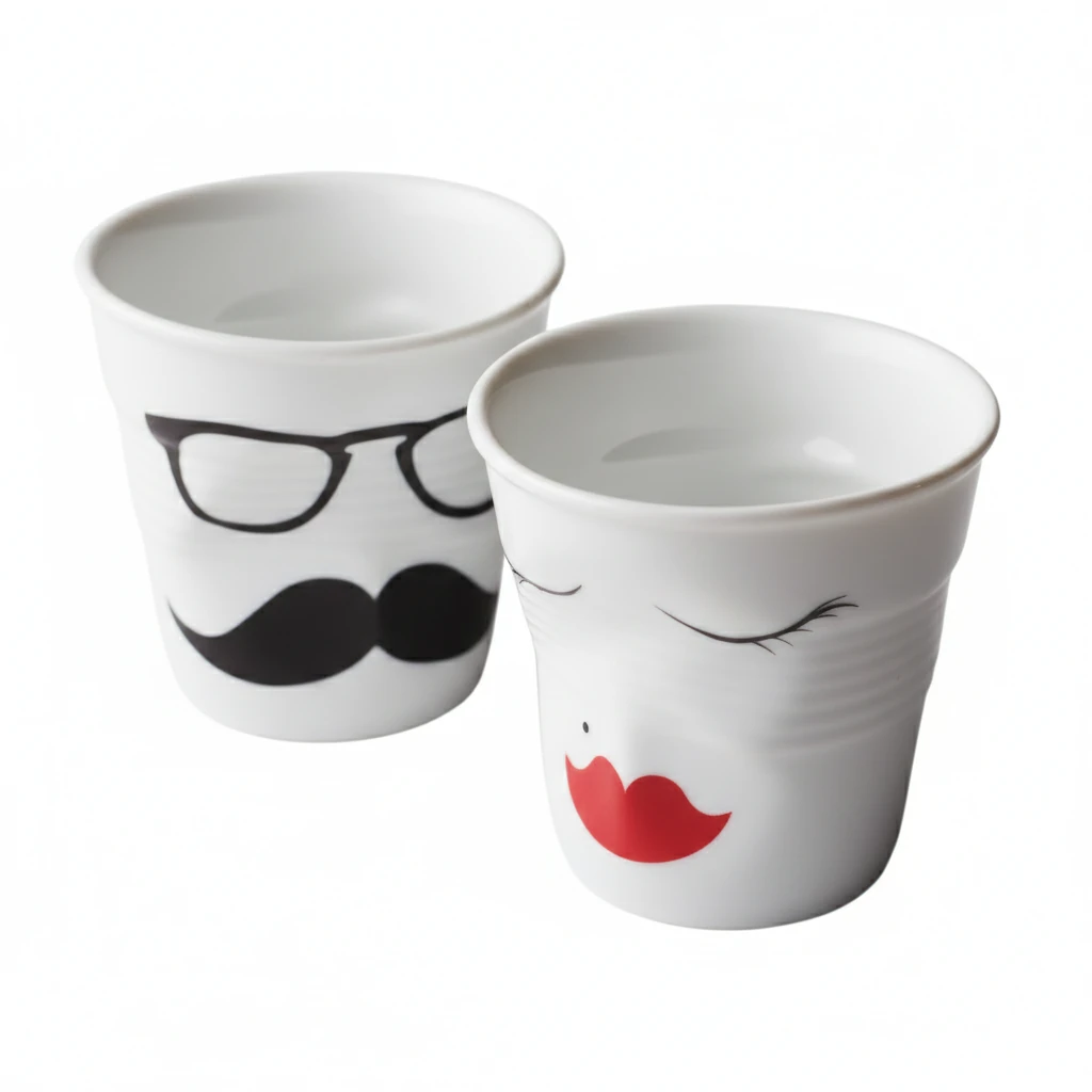 Set 2 Gobelets Mr et Mme Dandy