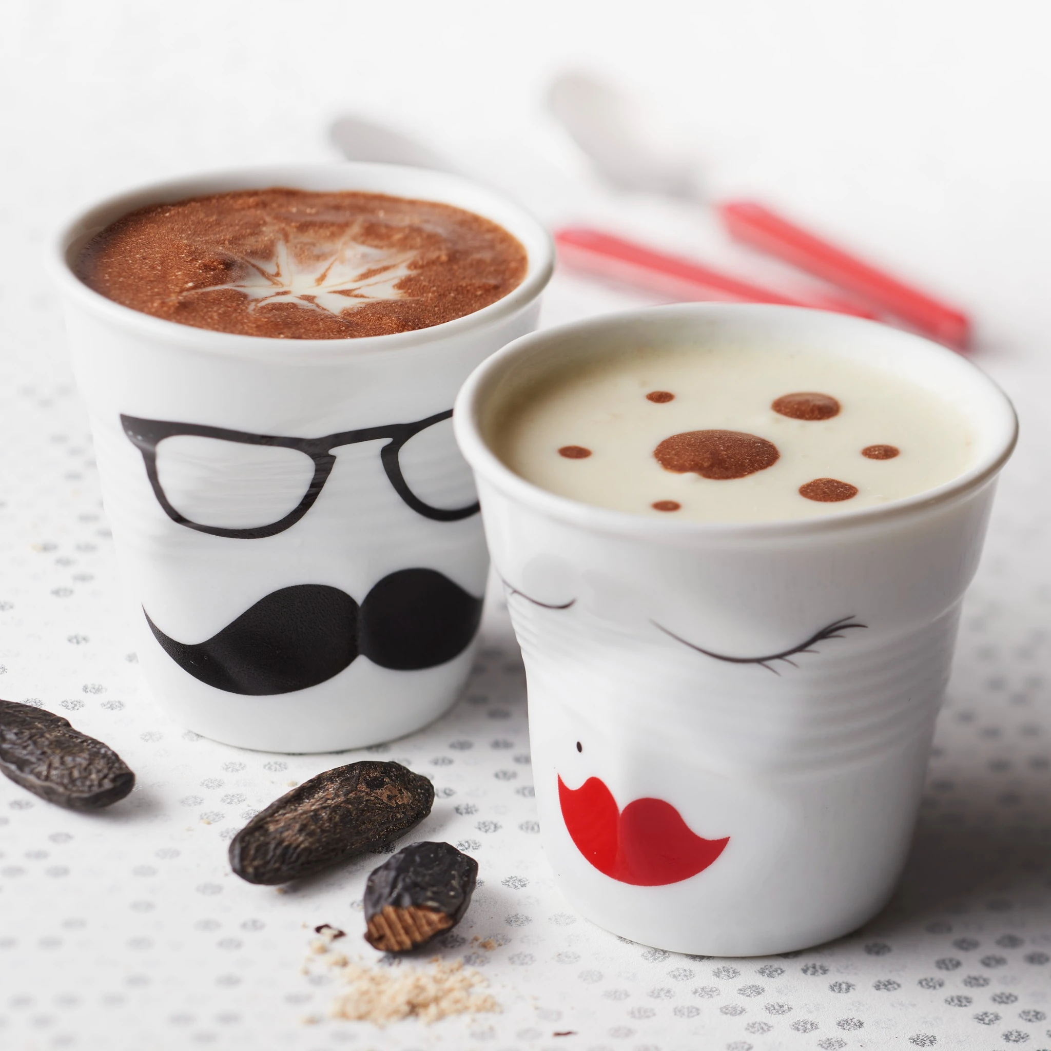 Set 2 Gobelets Mr et Mme Dandy