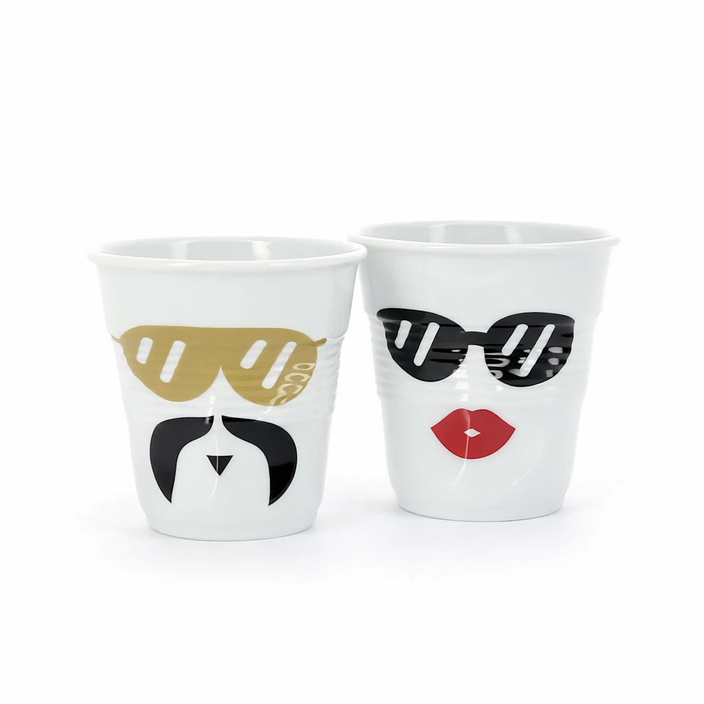 Set of 2 Mr & Mrs Glam Cups