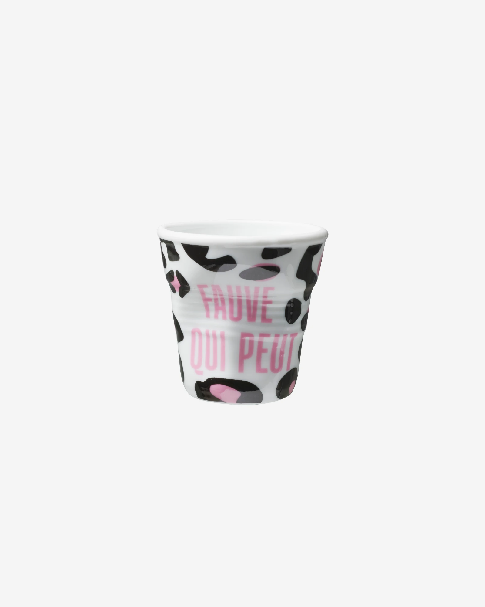 Gobelet Espresso Froissé  -  Fauve qui peut