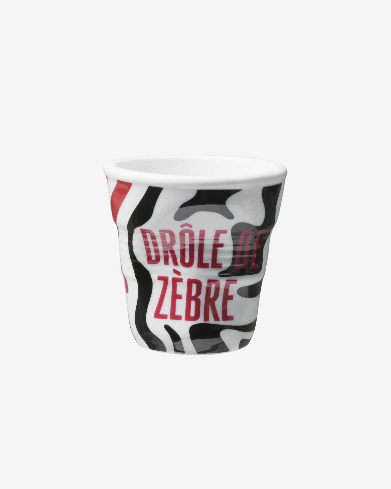 Gobelet Cappuccino Froissé  - Drôle de zèbre