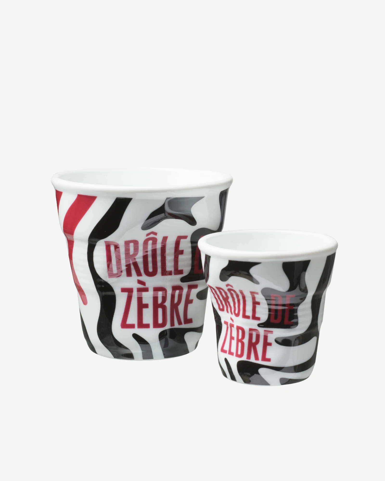 Gobelet Cappuccino Froissé  - Drôle de zèbre