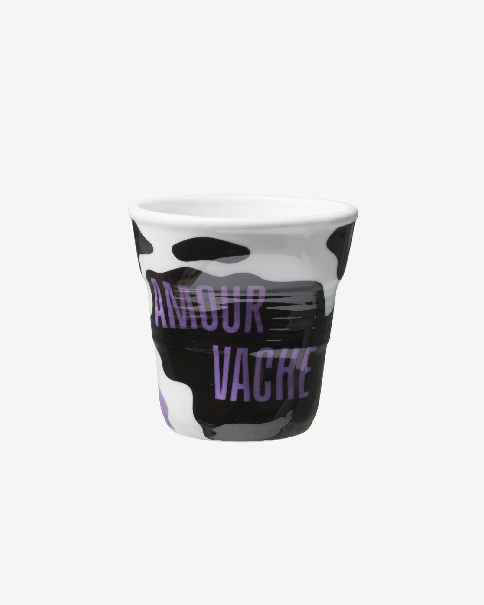 Gobelet Cappuccino Froissé  - Amour vache