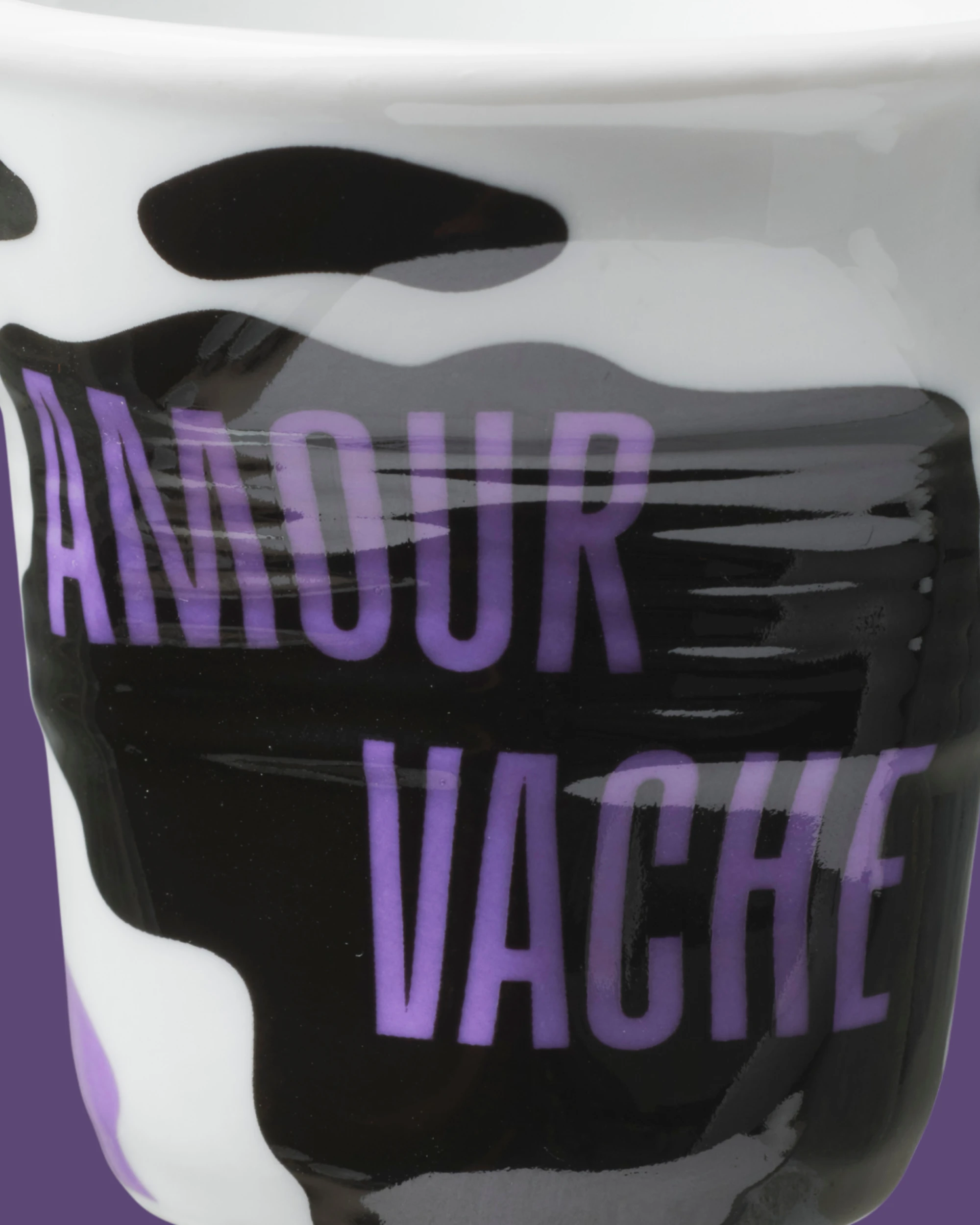 Gobelet Cappuccino Froissé  - Amour vache