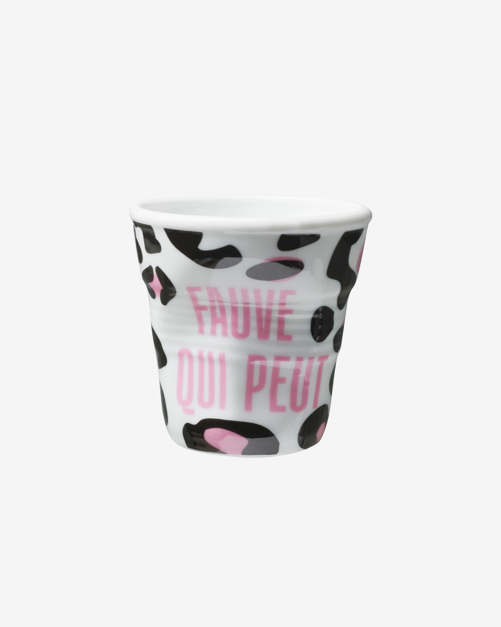 Gobelet Cappuccino Froissé  - Fauve qui peut