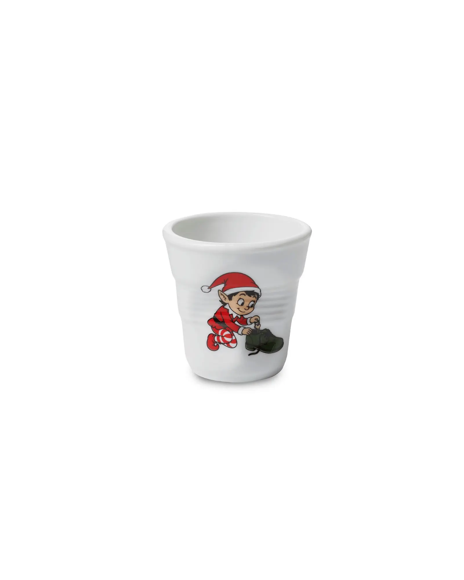 Set 2 gobelets 8cl - Lutin Chaussure + Blanc