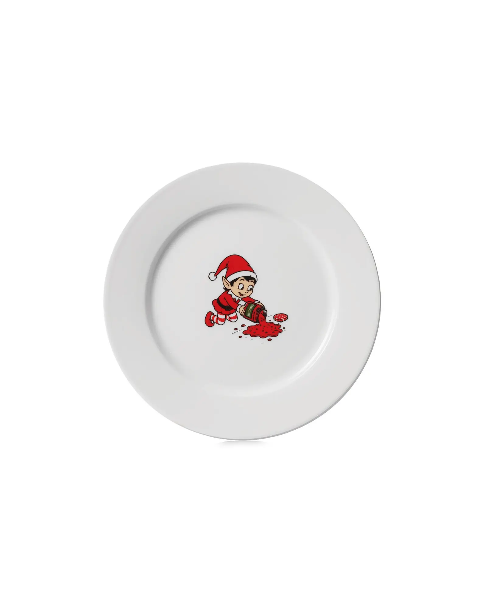 Assiette à dessert - Noël - Lutin Confiture