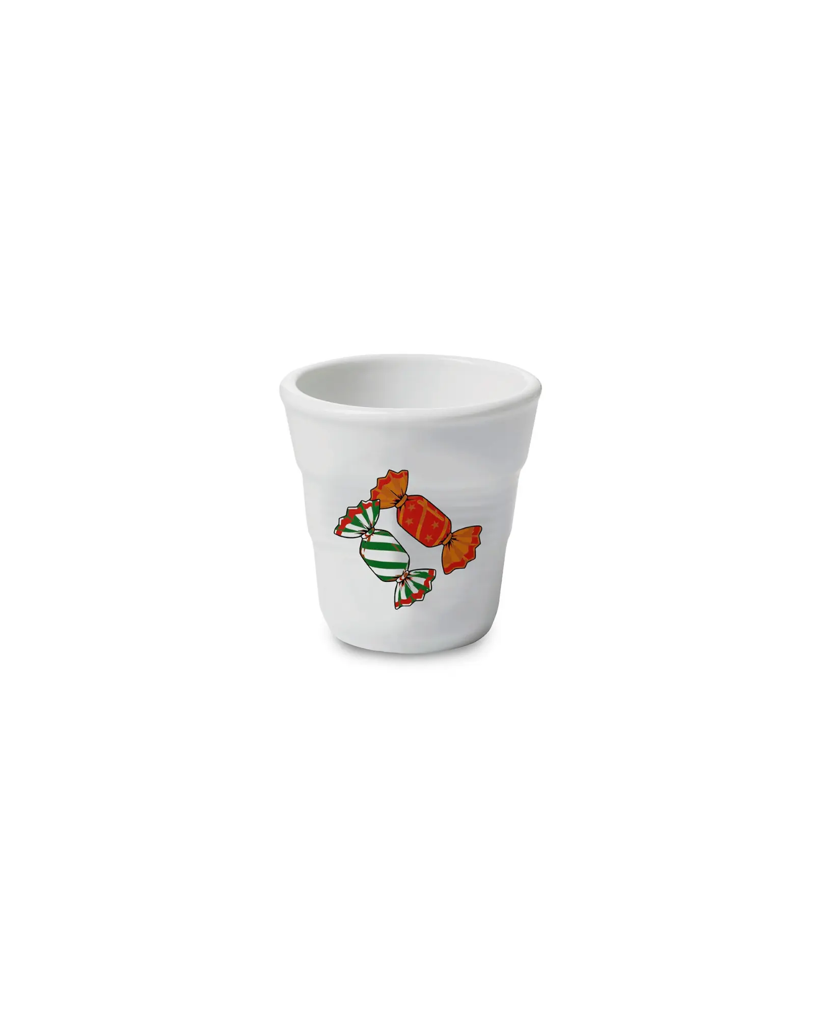 Set 2 gobelets 8cl - Lutin Papillote + Blanc